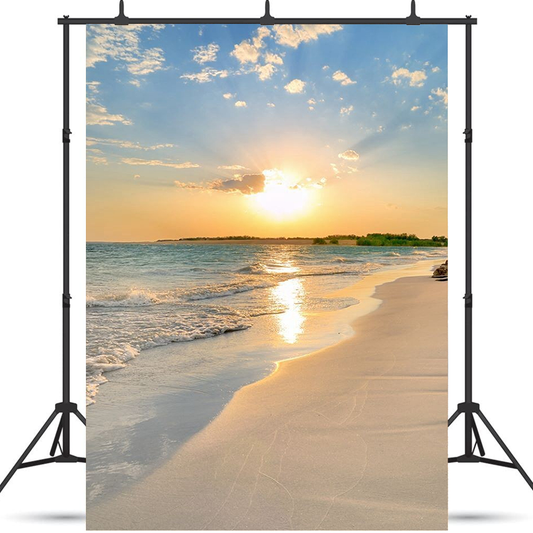 Sunrise Beach Summer Backdrop for Photography SBH0483