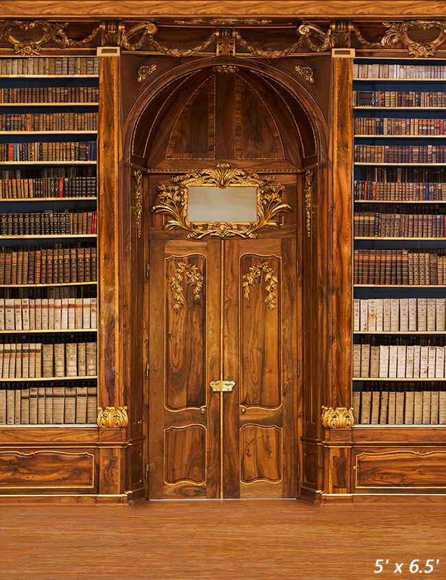 Majestic Libraries Bookshelf Backdrop for Photo SBH0526