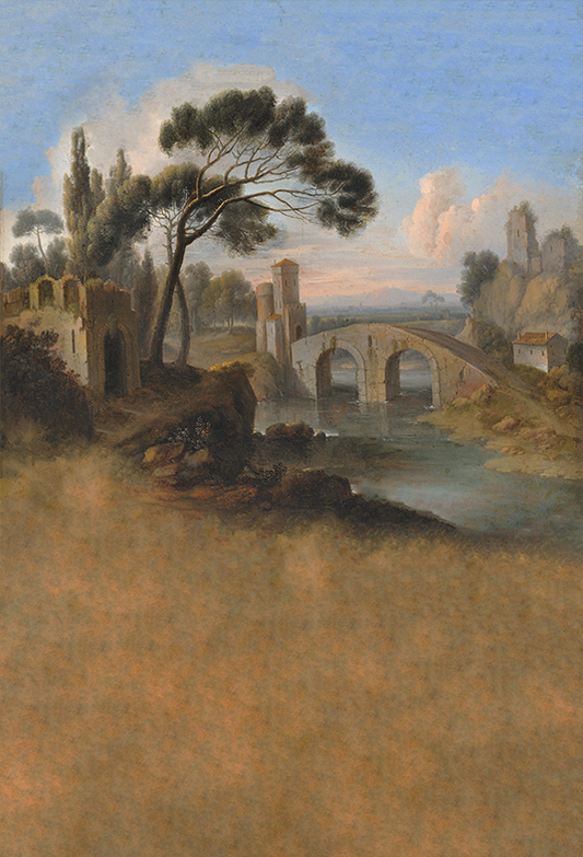 Oil Painting Texture Landscape Background Backdrop SBH0553