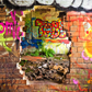 Multicolored Graffiti Brick Wall Photography Backdrop SBH0567