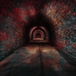 Long Underground Brick Tunnel Photography Backdrop SBH0585