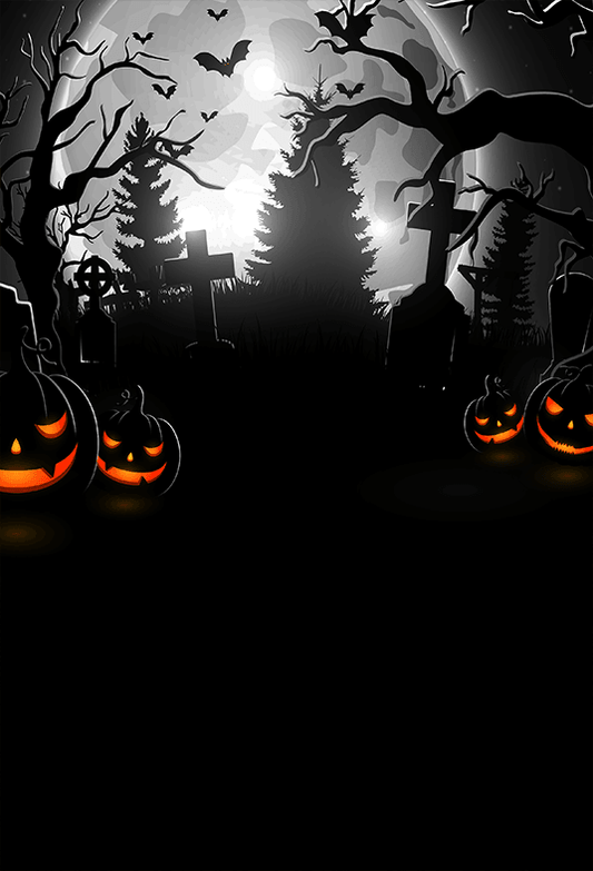 Scary Halloween Night Background Backdrop for Photo SBH0628