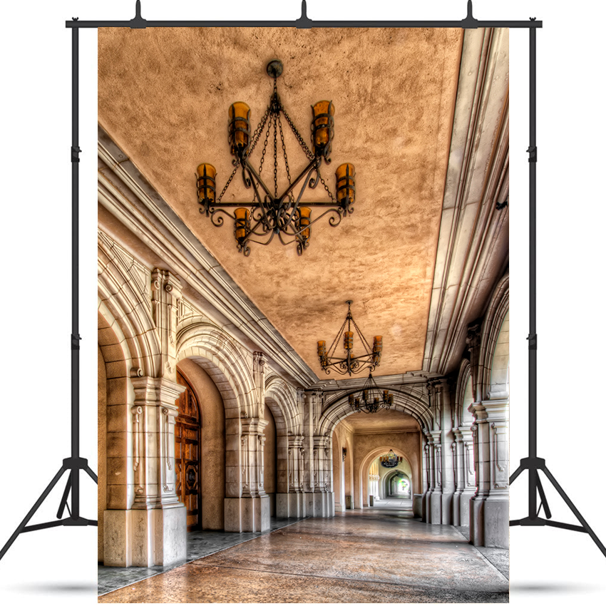 Balboa Park Old Style Chandelier Walkway Arches Backdrop SBH0635