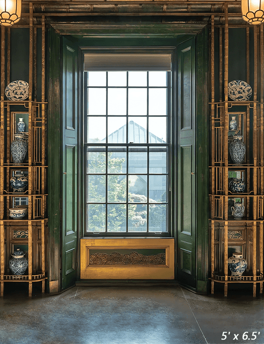 The Peacock Room Interior Wall Decor Background Backdrop SBH0690