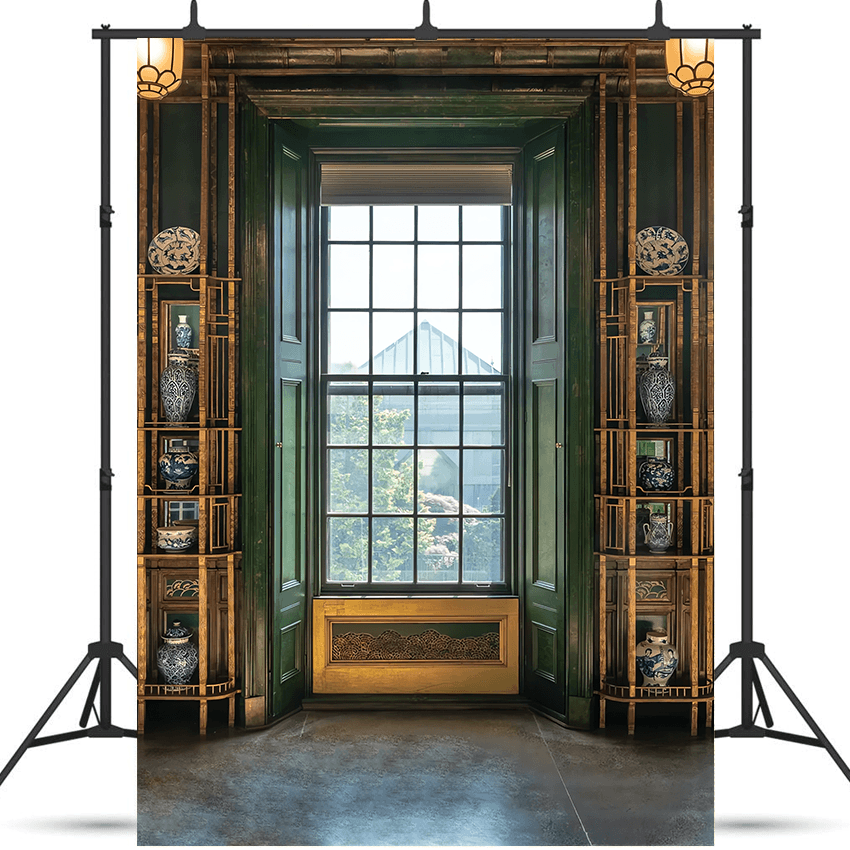 The Peacock Room Interior Wall Decor Background Backdrop SBH0690