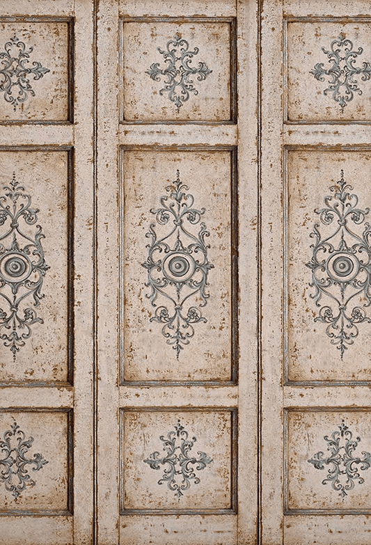 Rustic Vintage Ornate Panel Photography Background SBH0755