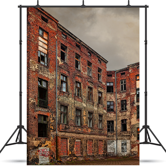 Urban Abandoned Building Backdrop for Photography SBH0201