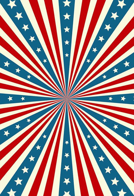 American Flag Pattern Backdrops for July 4th Independence Day Photography