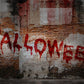 Halloween Bloody Scary Brick Wall Backdrop for Photography SBH0240