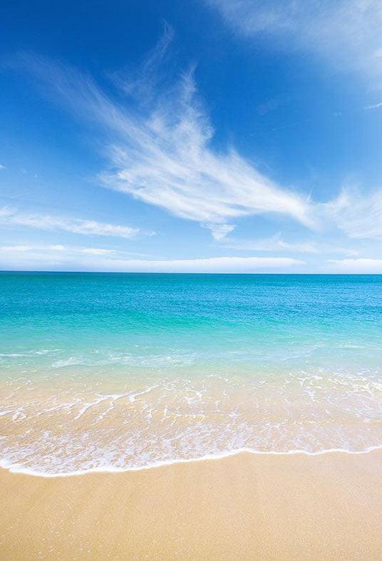 Summer Holiday Beach Backdrop For Seaside Scenery Photography