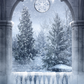 Gothic Winter Snow Forest Backdrop for Photography SBH0284