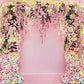 Flowers Decoration Backdrop Valentine's Day Floral Photography Background