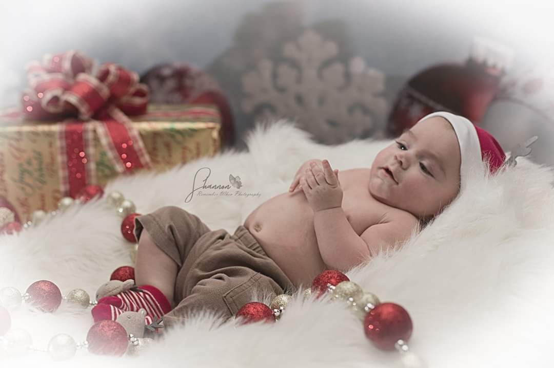 Bokeh Winter Snow Red Bell Christmas Photography Backdrops