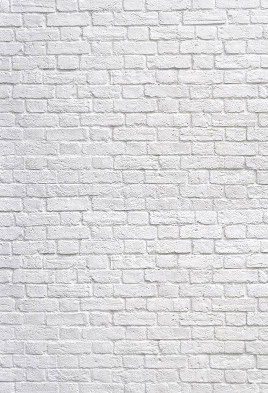 Star Backdrop White Brick Wall Backdrop for Photo Studio