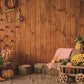 Autumn Brown Wood Rustic Photo Booth Backdrops