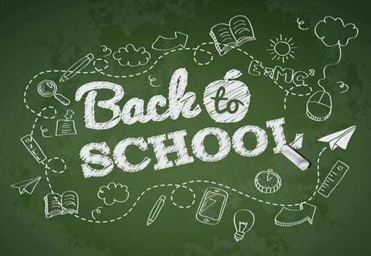 Back to School Blackboard Backdrops