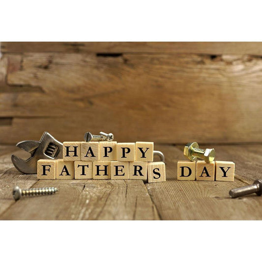 Happy Father' Day Backdrop Wood Wall Floor Photography Background