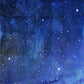 Night of Blue Sky Stars Home Decor Backdrop for Baby