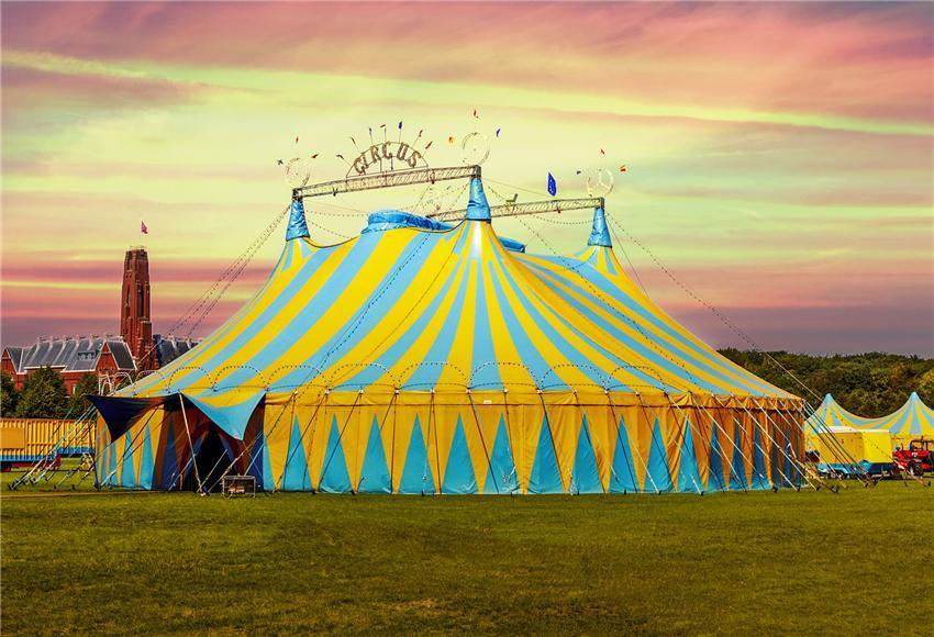 circus tent backdrop Carnival Grass Circus Backdrop for Photography Prop – Starbackdrop