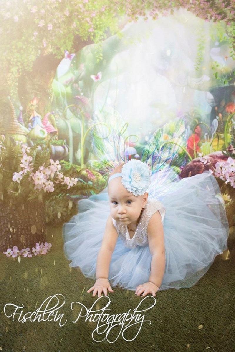 Fairy Tale Spirits and Girls In The Forest Backdrop for Baby Show Photography