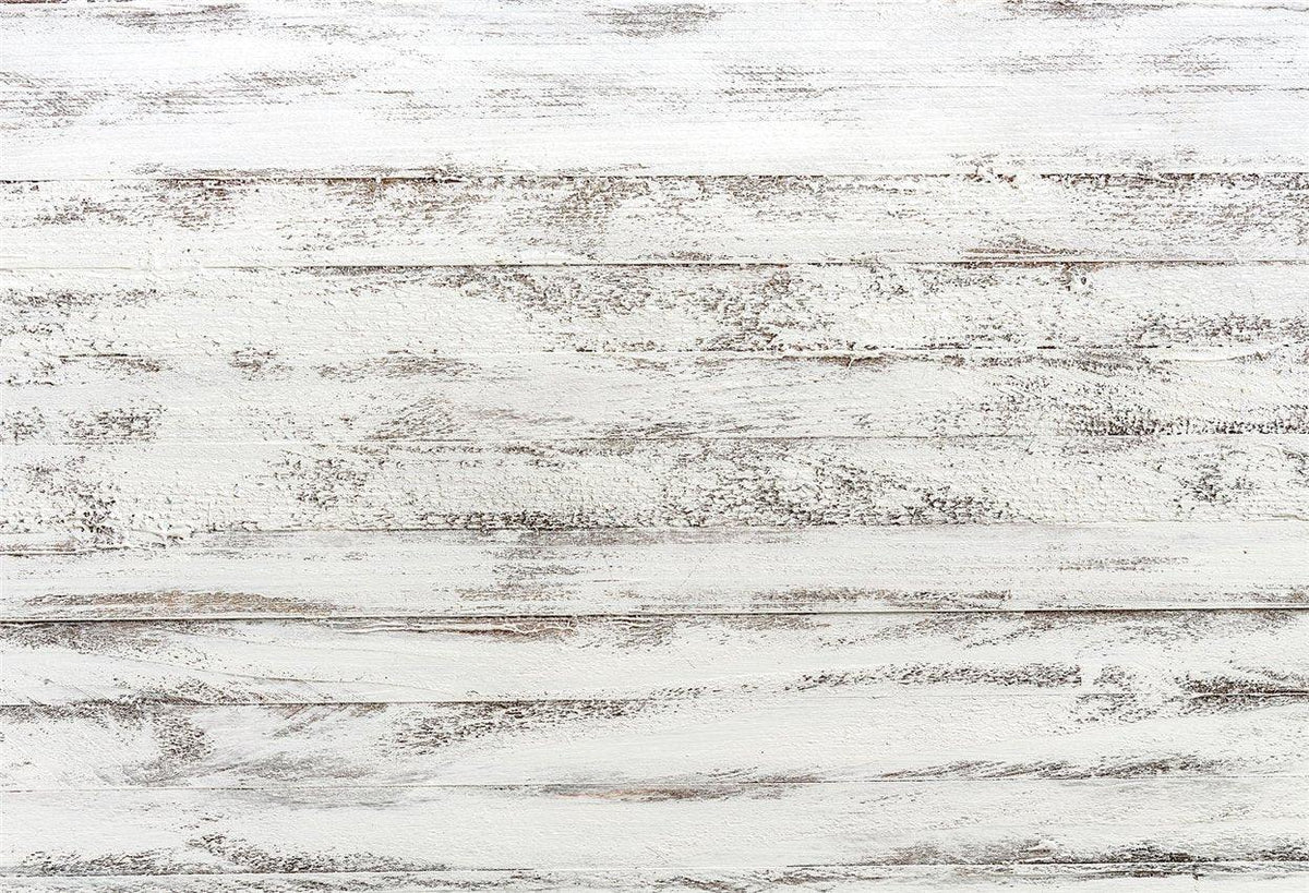 White Wood Wall Photography Backdrop for Studio