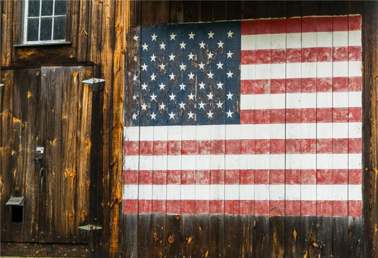 Wood Wall Independence Day Photography Backdrops