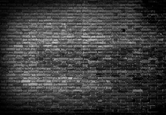 Black Brick Texture Wall Photography Backdrops