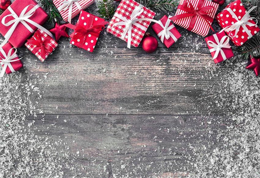 Christmas gift photography background snowflake wooden wall background
