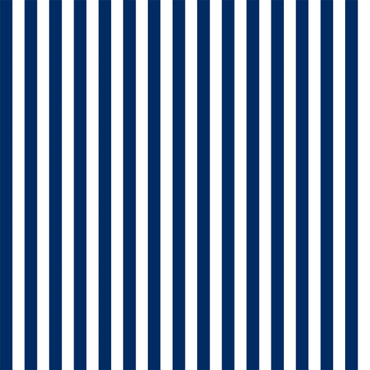 Navy Blue and White Stripes Photography Backdrops for Picture
