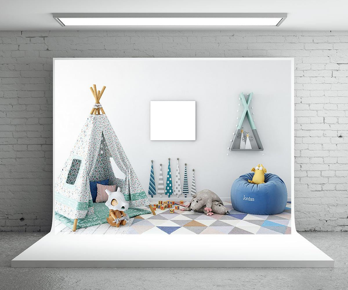 Children Wigwam Baby Show Backdrop for Photography Prop