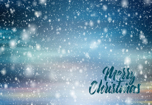 Merry Christmas Snowflake Backdrop for Picture