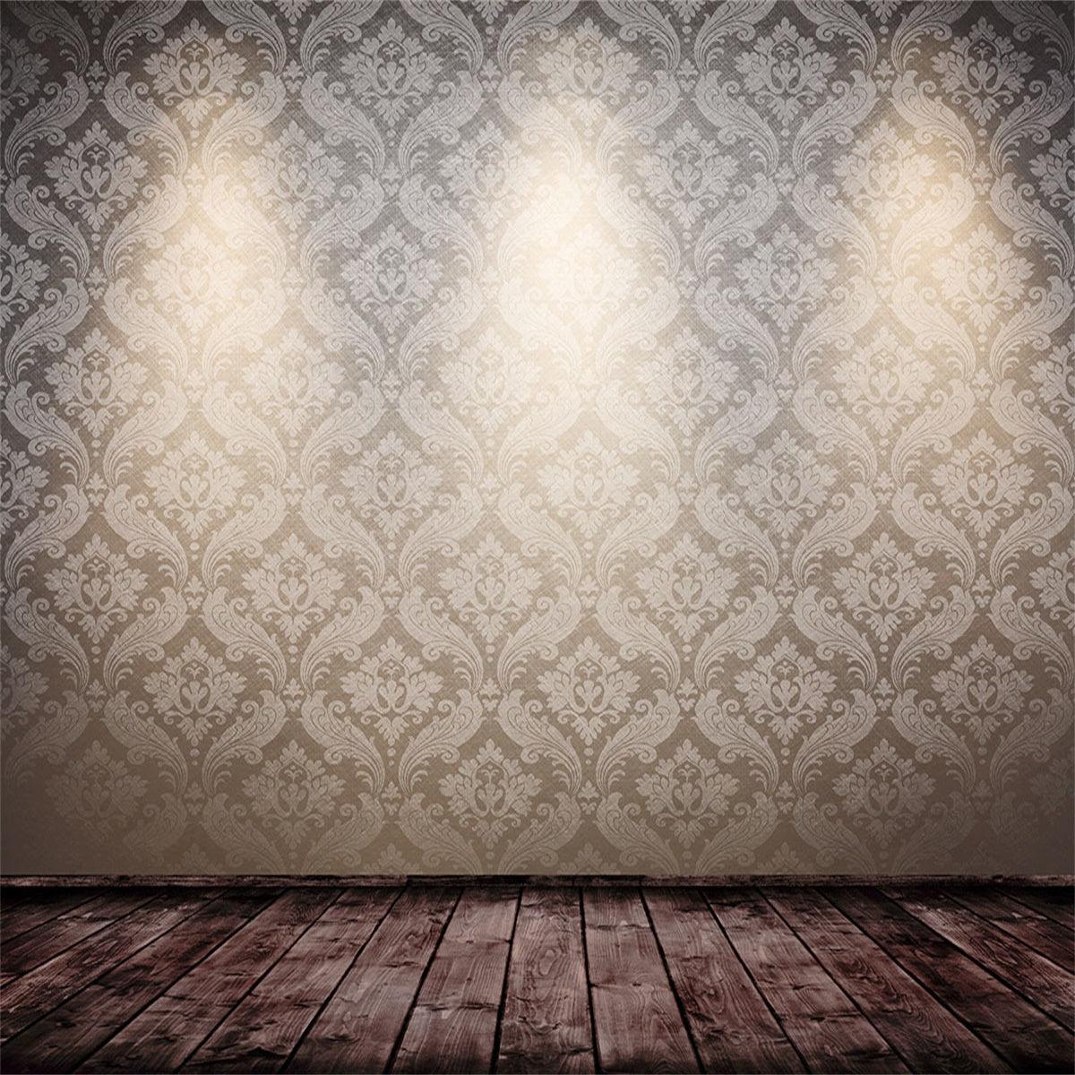 Brown Wood Floor Texture Backdrop for Wedding