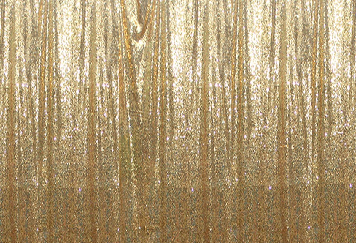 Light Gold Large Sequins Backdrop
