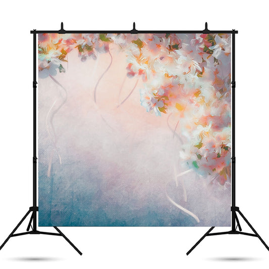 Digital Watercolor Art Blossom Vintage Backdrop for Photo Studio SBH0030