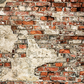 Weathered Brick Wall Backdrop for Grunge Photography SBH0328