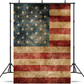 Old Dirty USA Flag Independence Backdrop for Photography SBH0366
