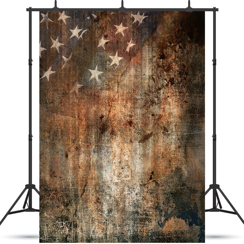 Grunge Backdrop America Flag for Independence Photography SBH0367