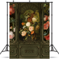 Classic Wall With Vintage Flowers Backdrop for Photography SBH0414