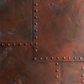 Rivets On Rusty Metal Fabric Backdrop for Grunge Photo SBH0428