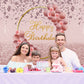 Balloon Flower Decoration Backdrop for Birthday Photography