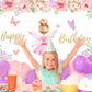 Angel Flower Photography Backdrop for Birthday Party