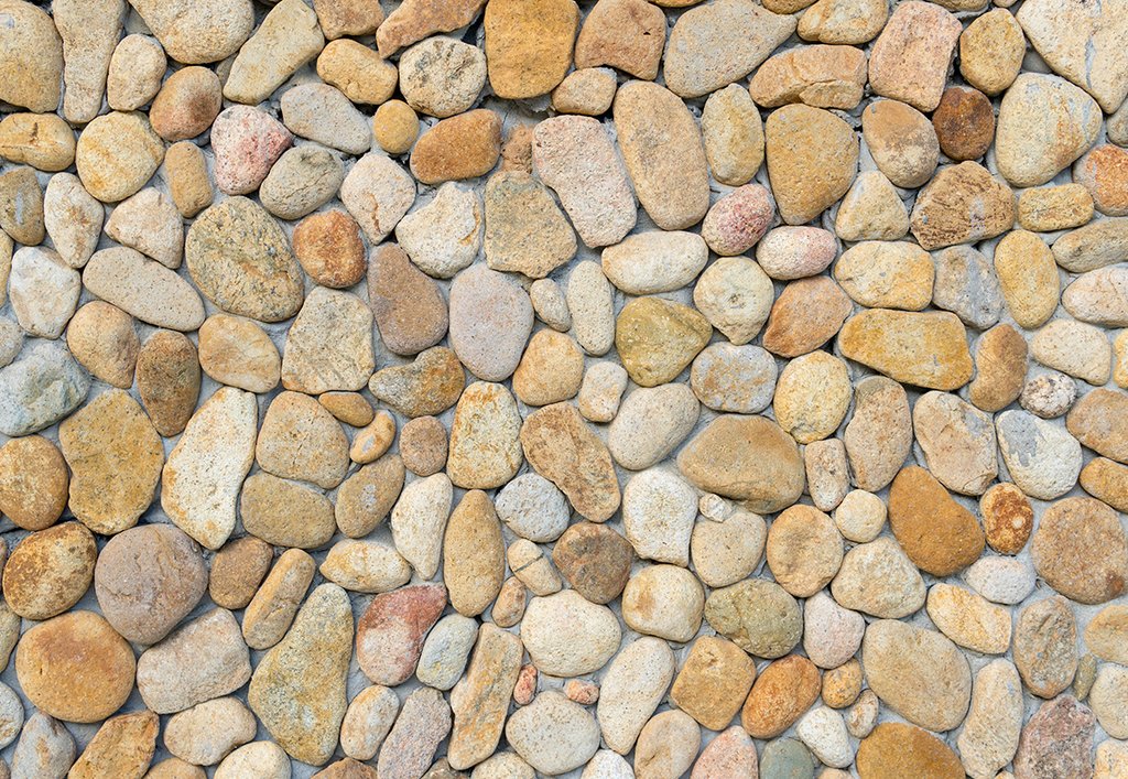 Put a stone wall at home