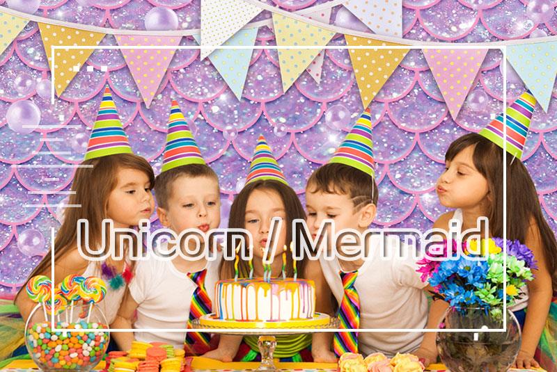Unicorn/Mermaid Backdrops