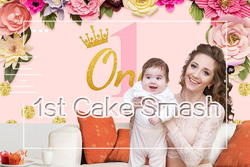 1st Cakes Smash Backdrops