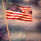 American National Flag Fireworks Backdrop for Photo SBH0477