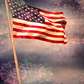 American National Flag Fireworks Backdrop for Photo SBH0477