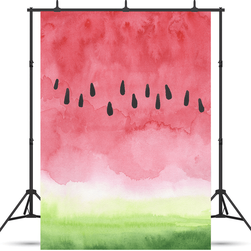 Abstract Summer Watermelon Backdrop for Photo SBH0479