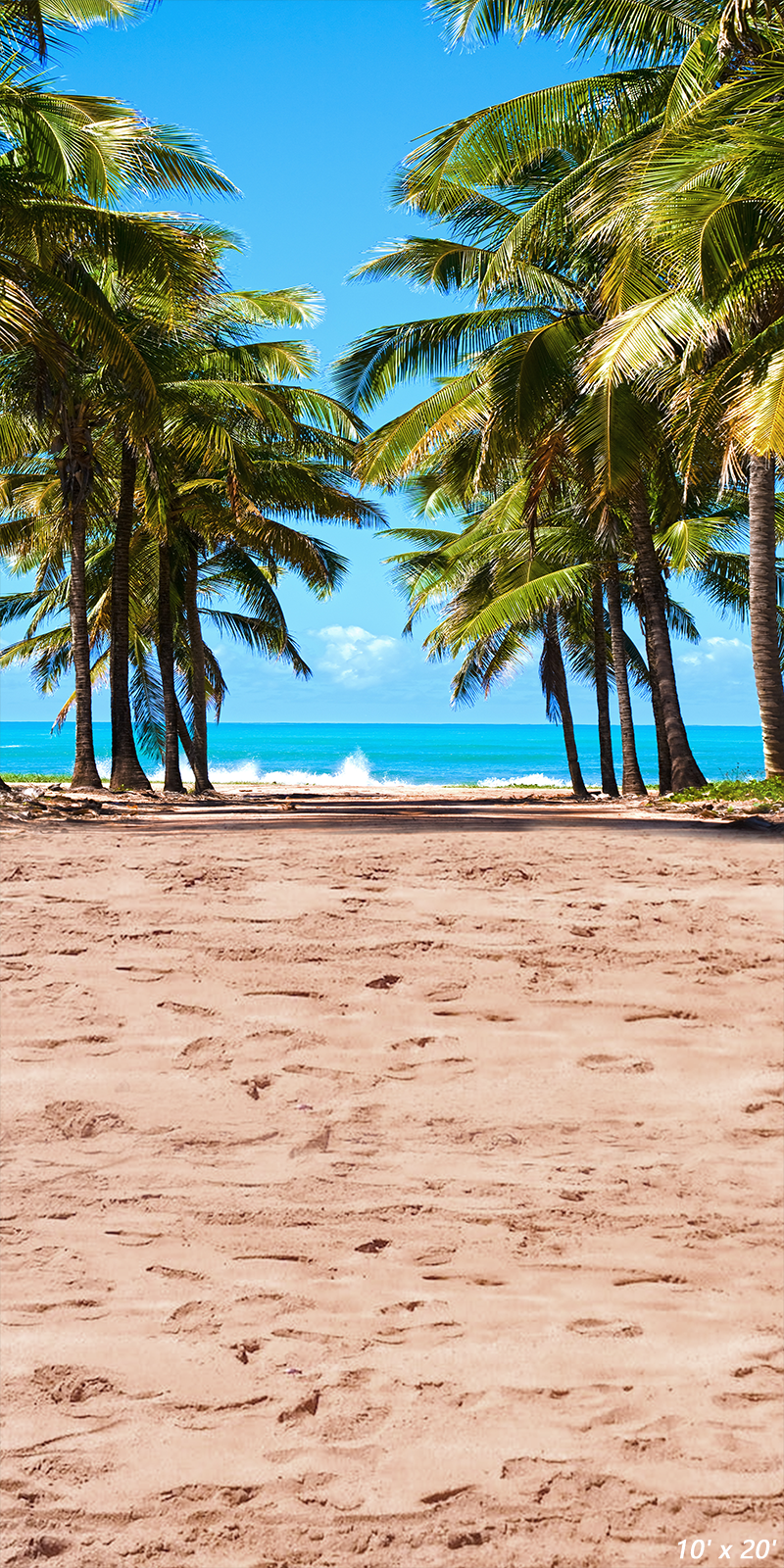 Beautiful Beach of Maracaibo Backdrop for Photo SBH0486