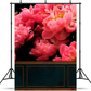 Pink Flower Vintage Wall Photo Backdrop Background SBH0506