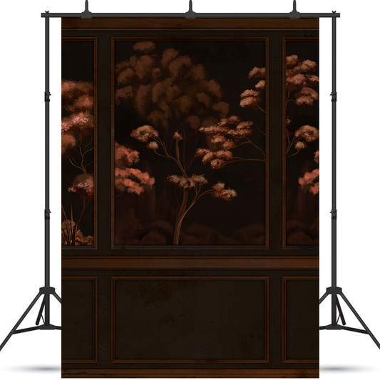 Classic Interior Brown Wall Backdrop for Photography SBH0507